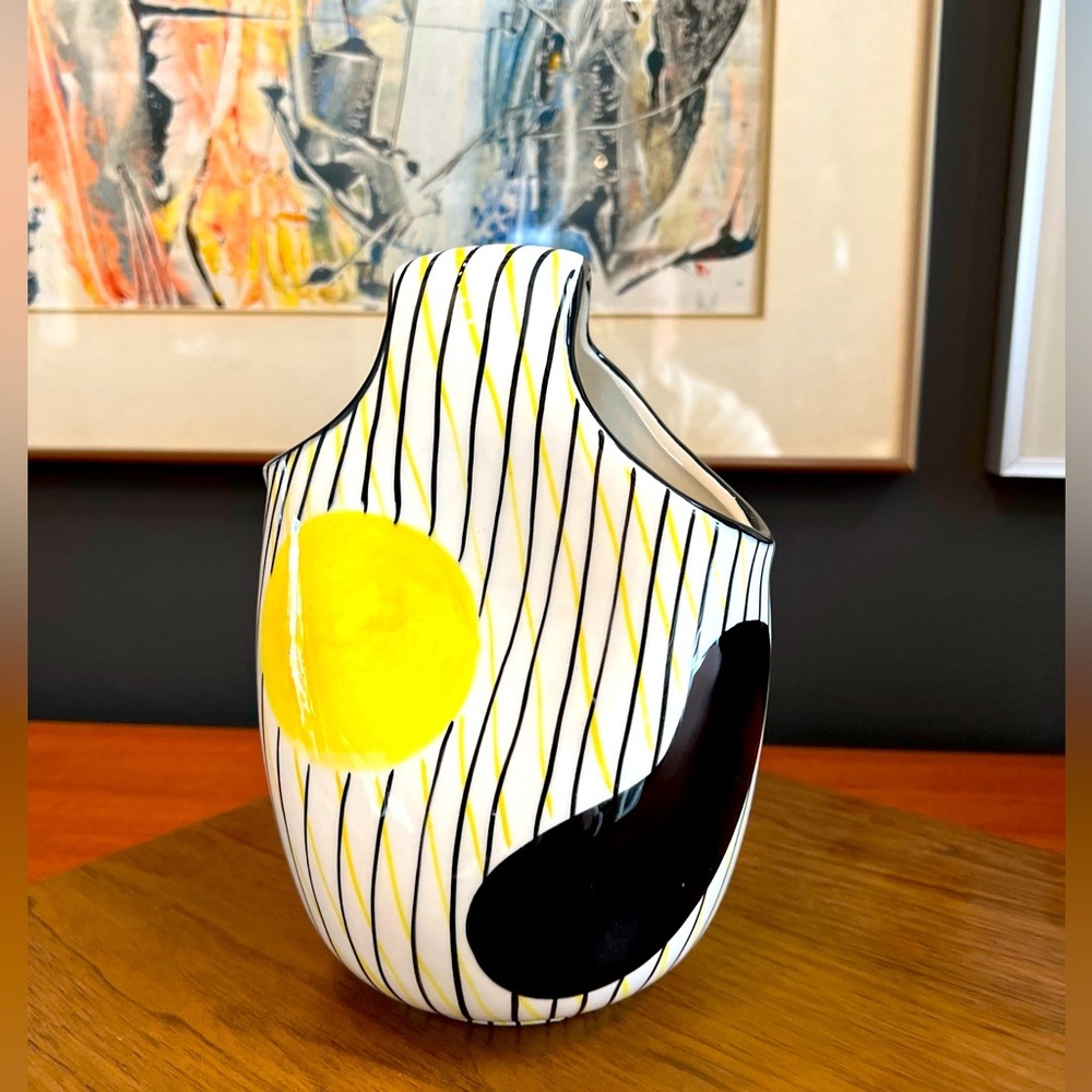 Sculptural Ceramic Vase Hawaii by Elfi Stadler for Schramberg, Germany